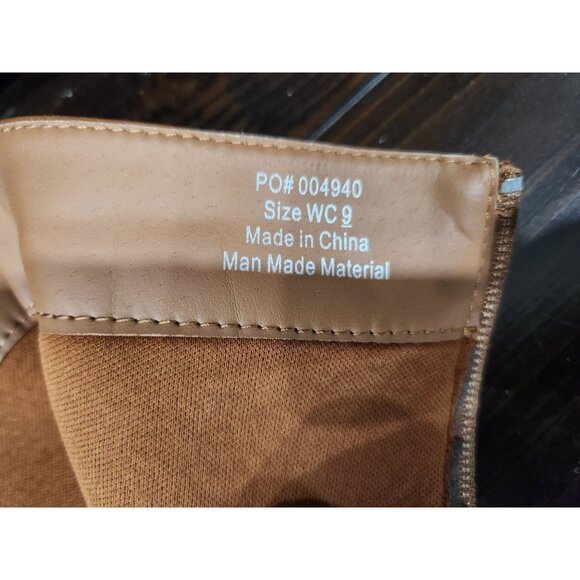 NEW Journee Carver Tan Knee-High Boots In Wide Calf/Sz. 9 - Picture 7 of 11